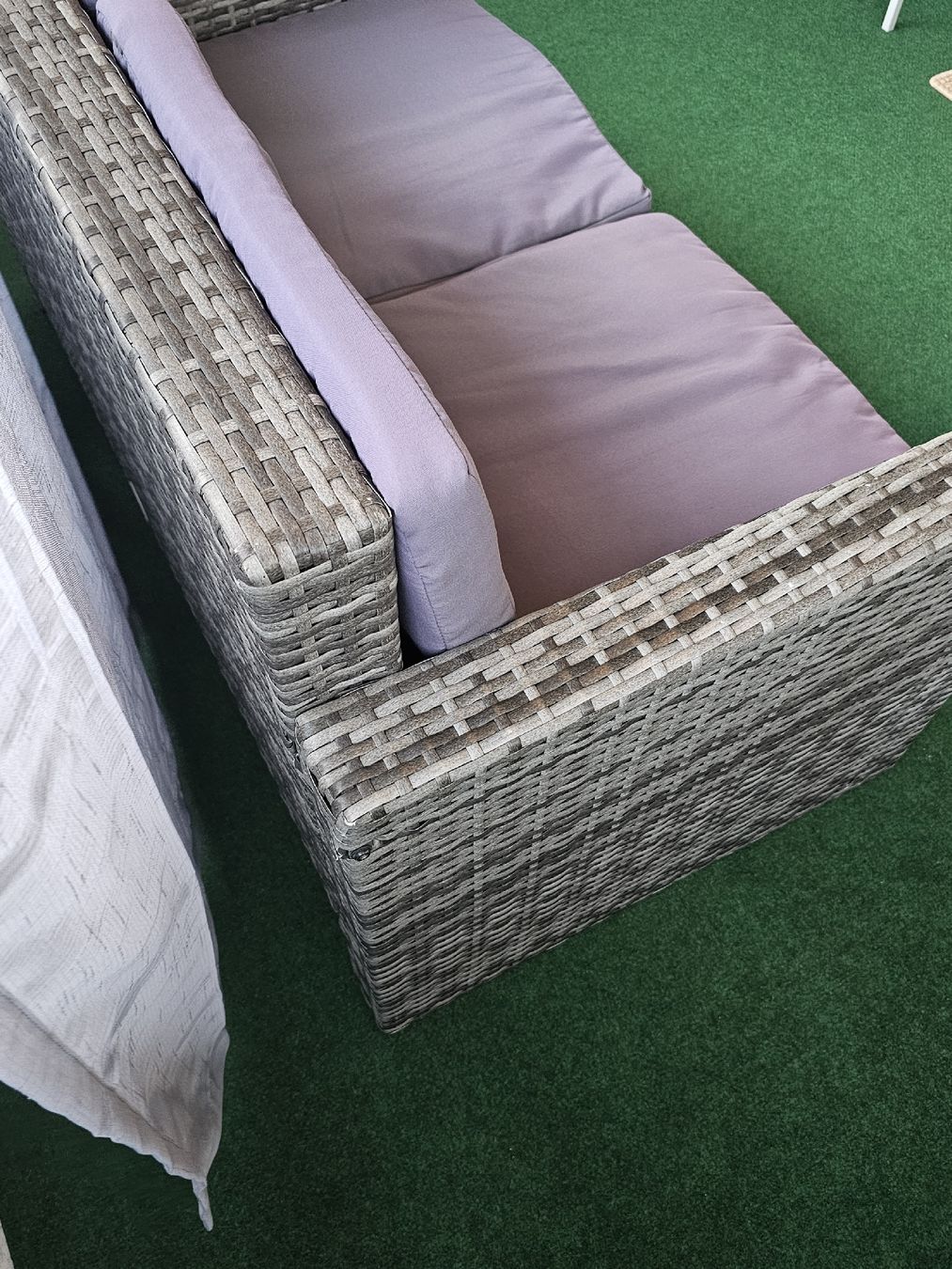 Divani: Rattan Gartensofa 124x66 cm – Usato da Zürich venduto da web_f59x 2