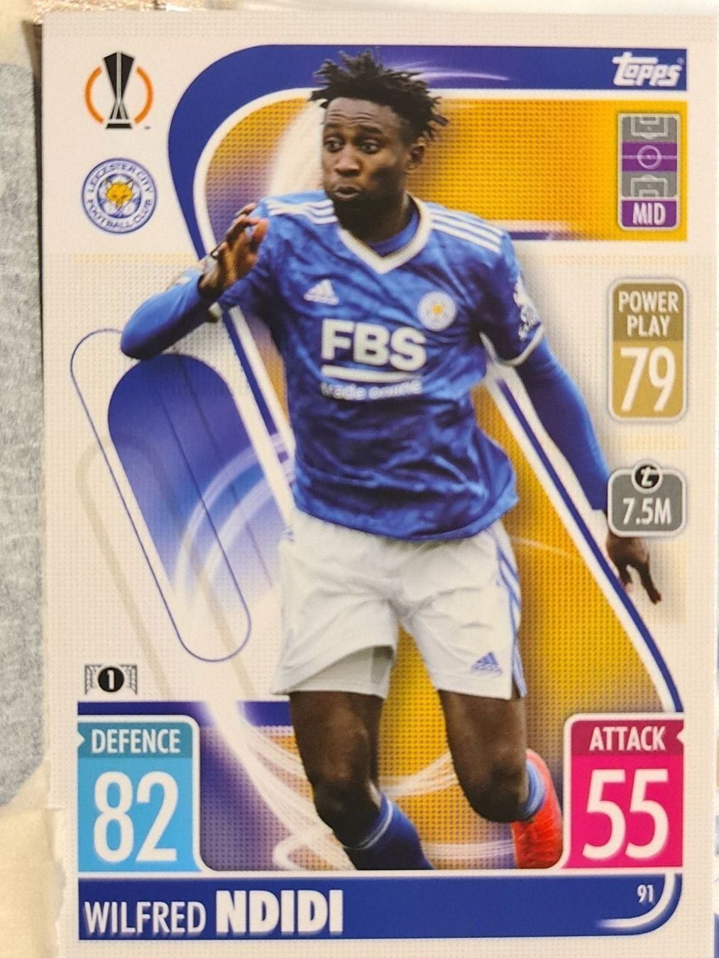 Topps Cartes à collectionner: Topps Match Attax 91 – D'occasion à Dintikon par Prime-shop