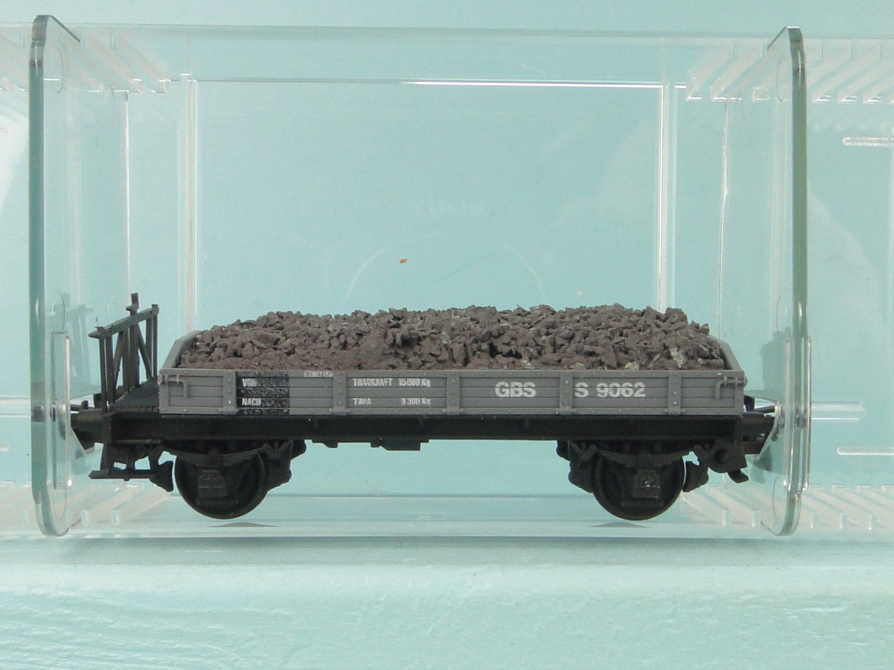 Modellini di ferrovie: Ruco 1014 GBS Flachwagen, NEU – Usato da Bülach venduto da cann11