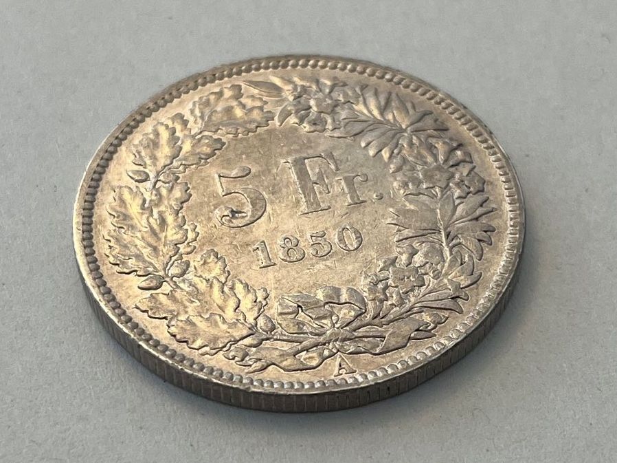 Tutti le monete: 5 Franken 1850, Sehr schön!!! – Usato da Tägerwilen venduto da Beata1sager 3