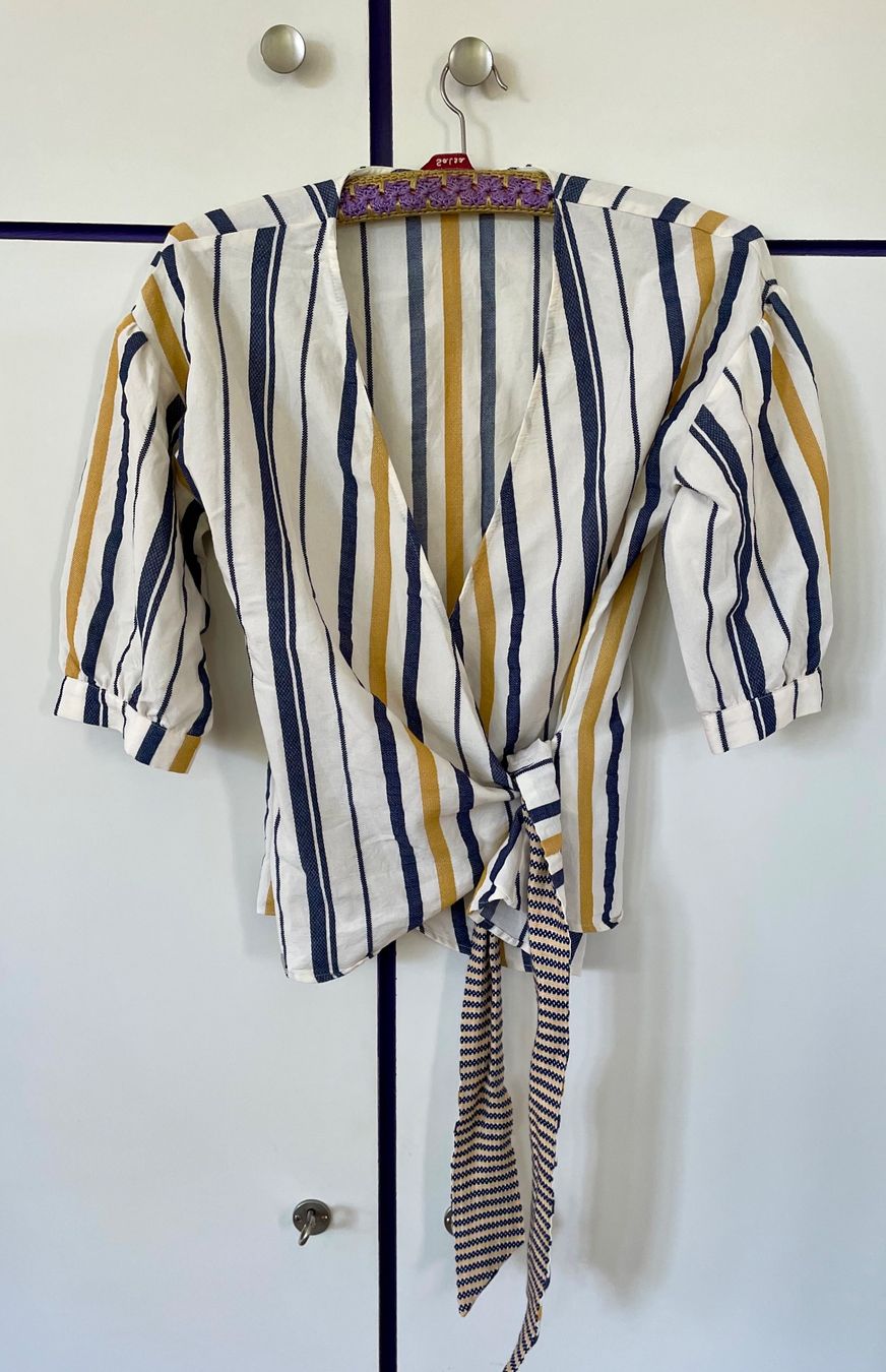Camicette: Sommer Bluse von Salsa, Grösse XS, gestreift – Usato da Biel/Bienne venduto da linette78