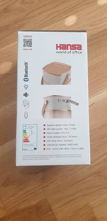 Lautsprecher: Zu verkaufen Led Lampe mit Lautsprecher – Gebraucht aus Rottenschwil von paw_8rdy 3