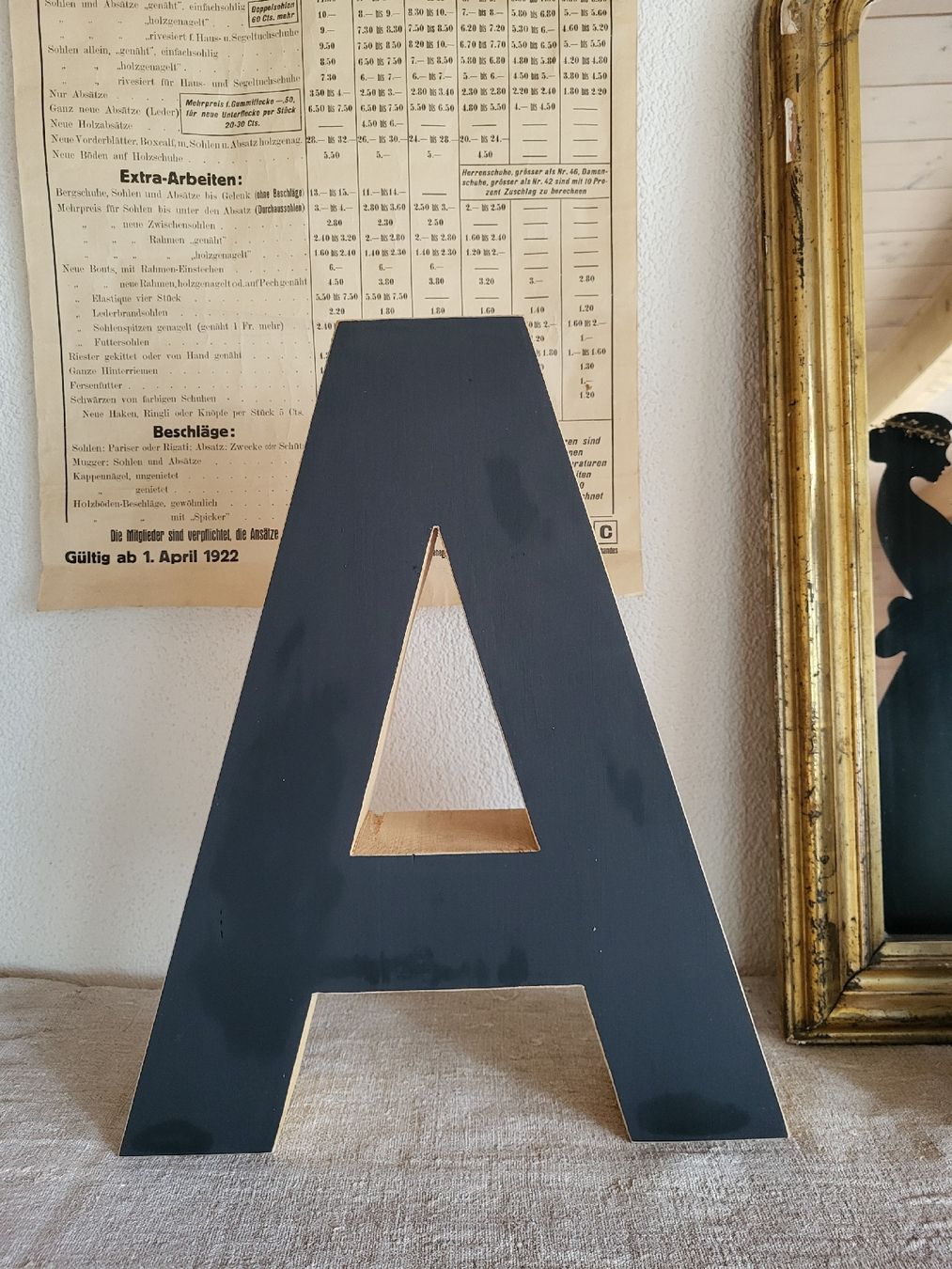 Tutte le decorazioni: buchstabe holz, industrie, vintage, loft, objekt, geschenk – Nuovo (secondo la descrizione) da Frutigen venduto da Tipp1