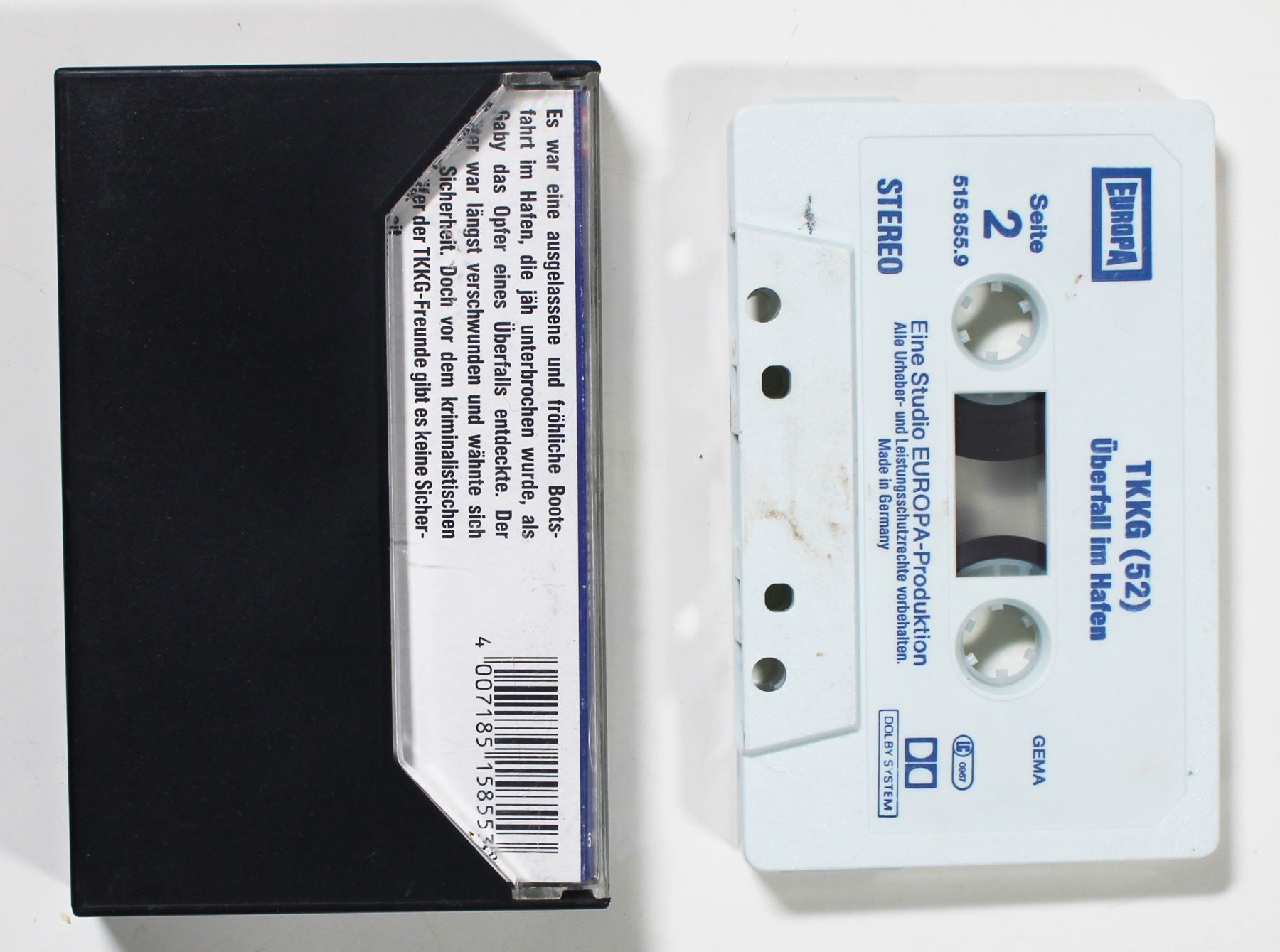 Musicassette: MC TKKG - Überfall im Hafen - Folge 52 – Usato da Brüttisellen venduto da Collector-Corner 2