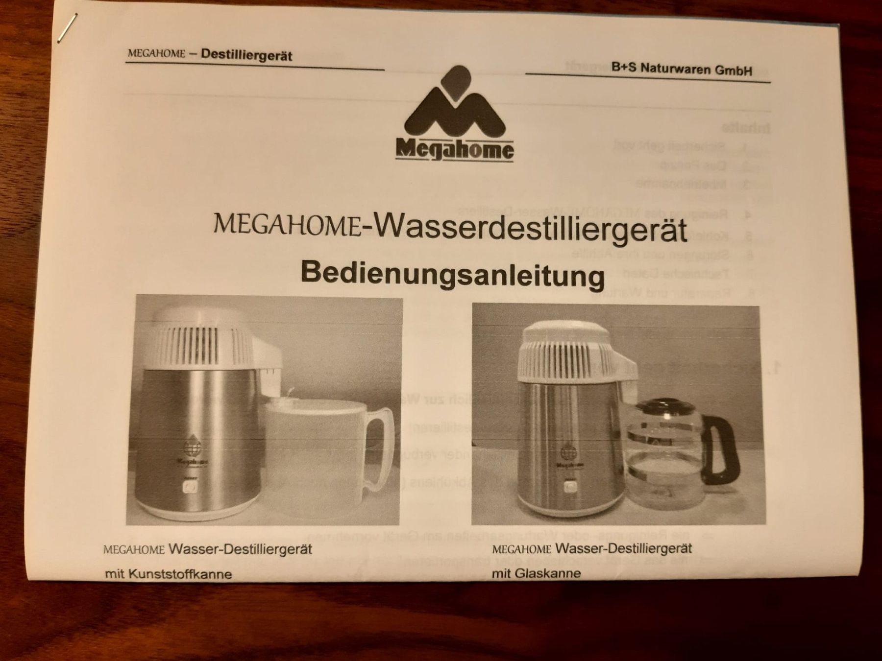 Elettrodomestici da cucina: Wasserdestilliergerät Megahome – Usato da Sarnen venduto da Obwaldnerfrau 2