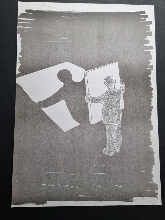 JAN VOSS ist ein deutscher Maler und Grafiker LITHOGRAPHIE 3
