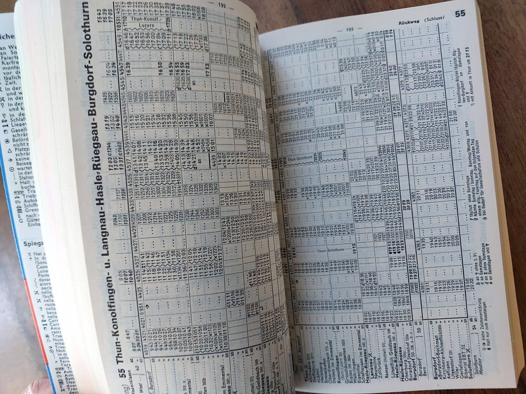 Libri: Amtliches Kursbuch Sommer 1979 – Usato da Schönenwerd venduto da Steidi 3