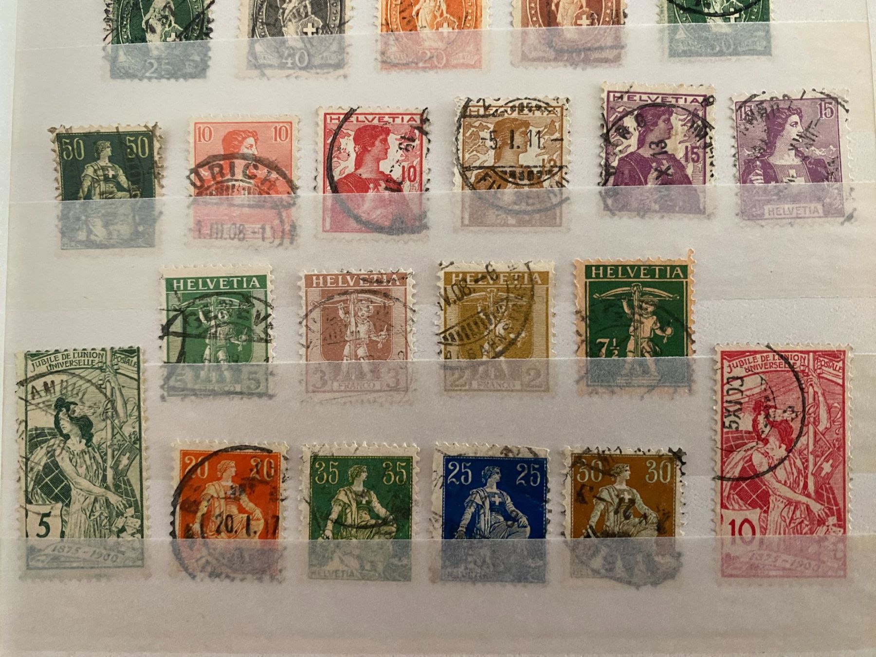 Tutti i francobolli: Sammelmarken Schweiz, diverse, – Usato da matten b. interlaken venduto da jfran17 3