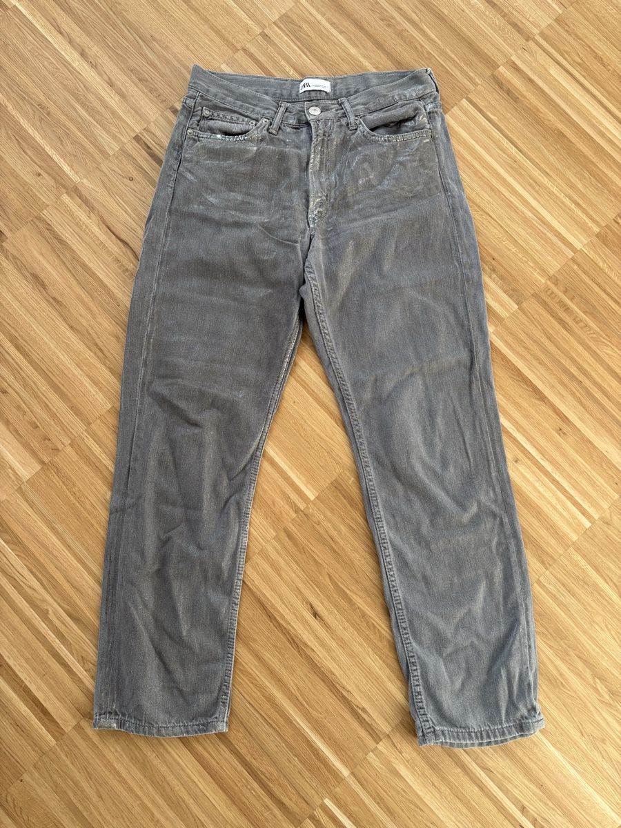 Zara Jeans: Zara Jeans - Size 38 - Silver – Usato da Erlenbach ZH venduto da Ma.Pi
