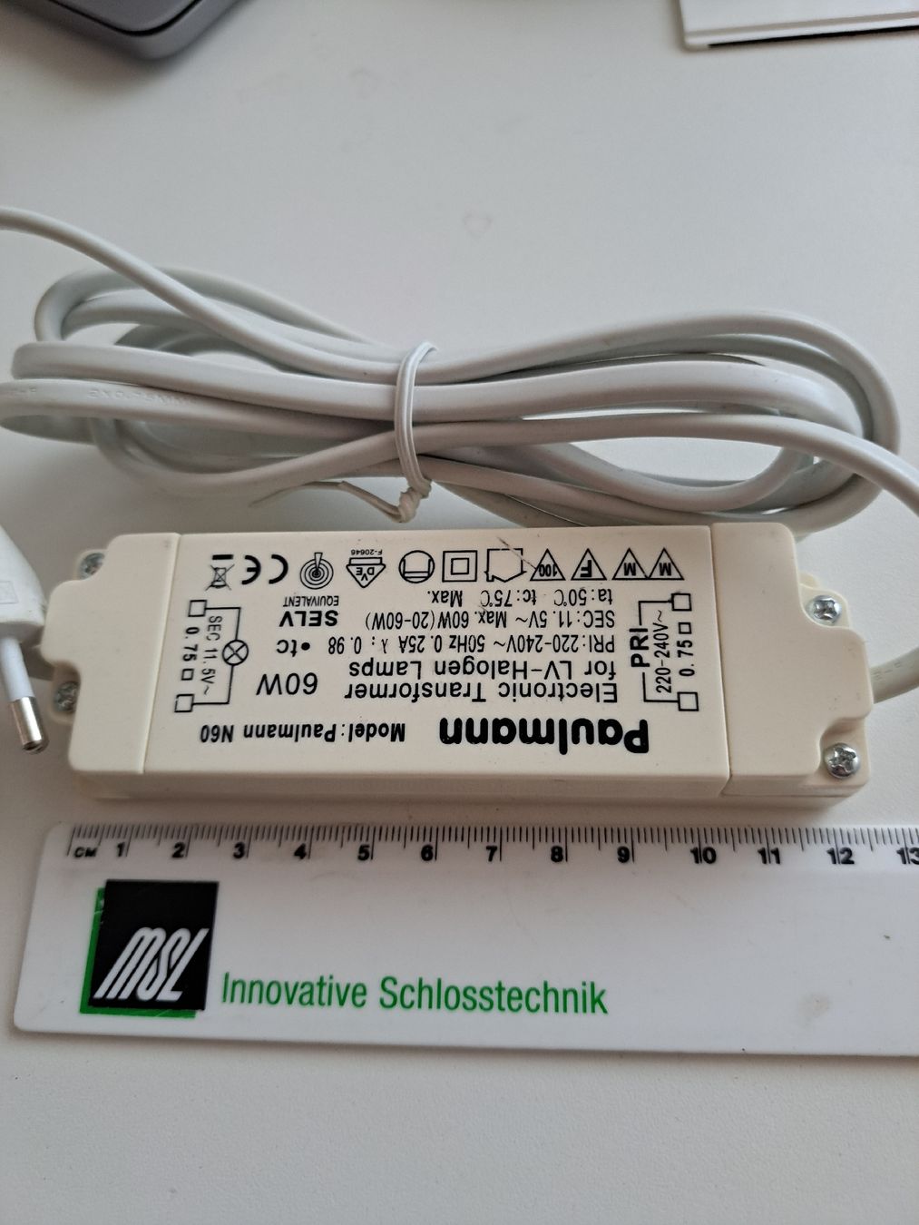 Paulmann Interruttori: Paulmann Transformator N60 60W – Nuovo (secondo la descrizione) da Zwingen venduto da hezspez 2