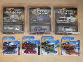 RARE collection BMW Hot Wheels 3 Elite 64 et 5 Mainline
