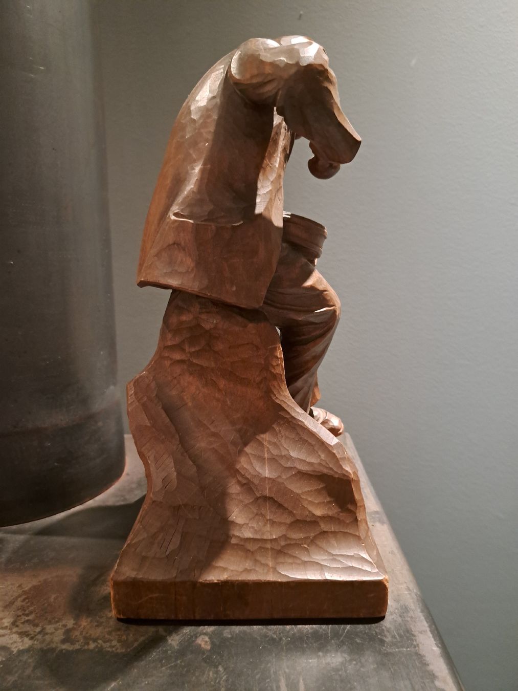 Statuette: Holzschnitzerei Mann trinkend Bauer Huggler? – Usato da bad zurzach venduto da jue_5xhl 4