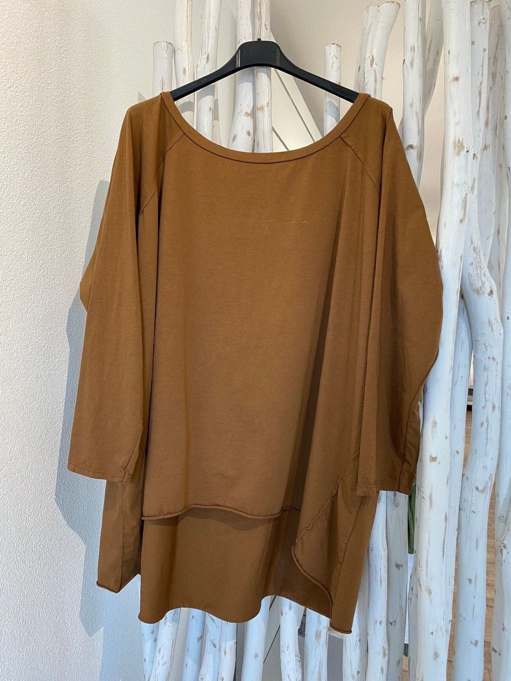 Maglioni & Felpe: Oversize Shirt Capucine - Grösse 38-46 / Camel – Nuovo e nell'imballaggio originale da Eschenbach SG venduto da Peachick 1