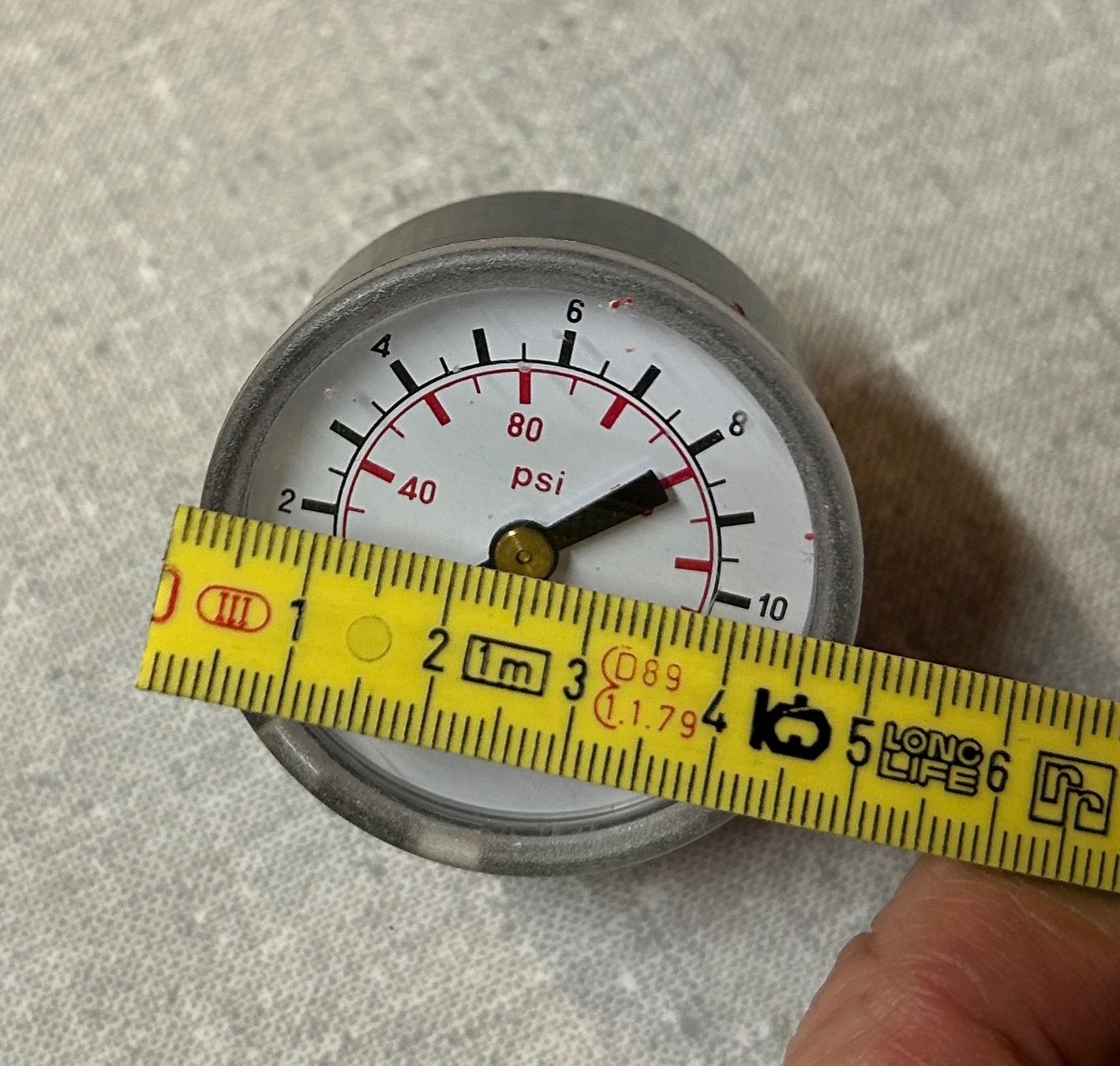 Misurare: Opsial Manometer 0-12bar ø50mm – Usato da Schaffhausen venduto da ROCAMECANICA 1