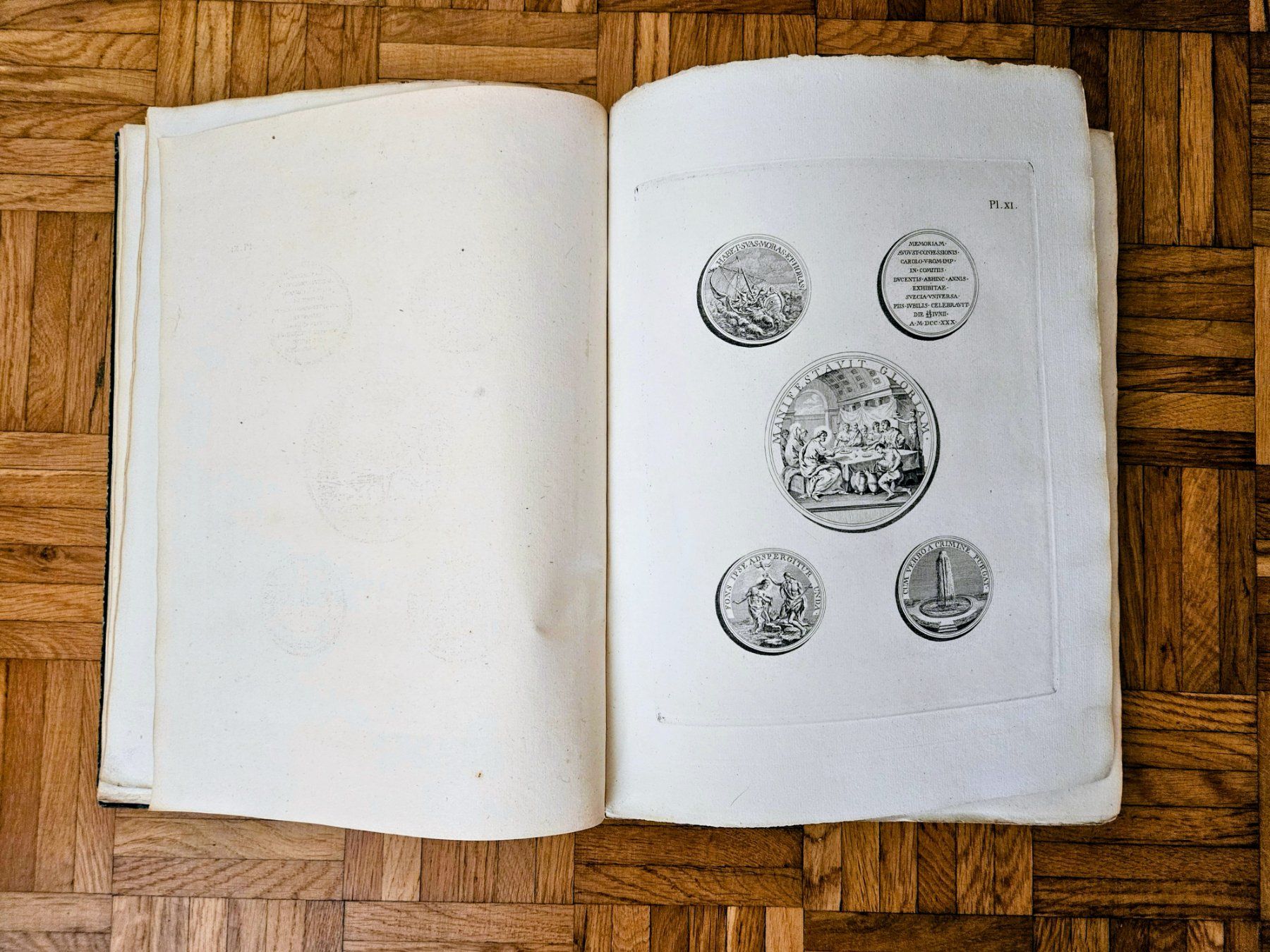 Livres: Oeuvre du Chevalier Hedlinger, Basle 1776 – D'occasion à Lugano par Numisartes 9