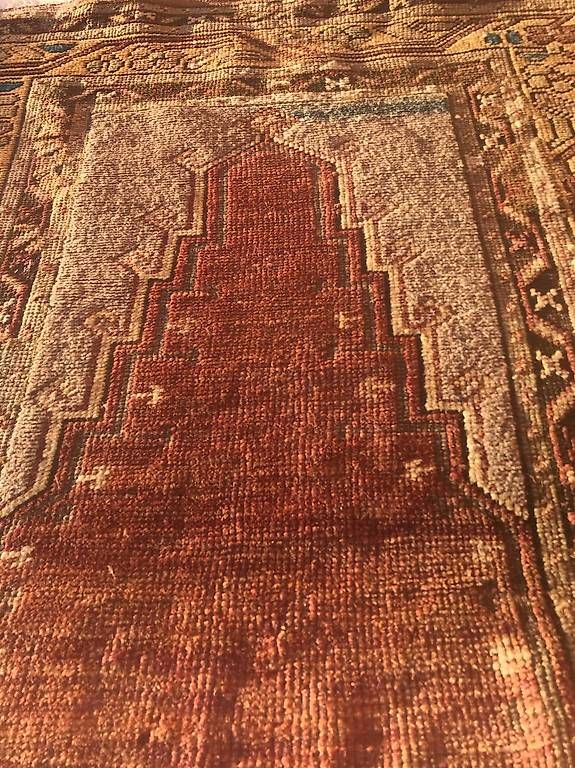 Tappeti: Tapis de prière Turque, plus de 100 ans – Usato da Verbier venduto da rene0102