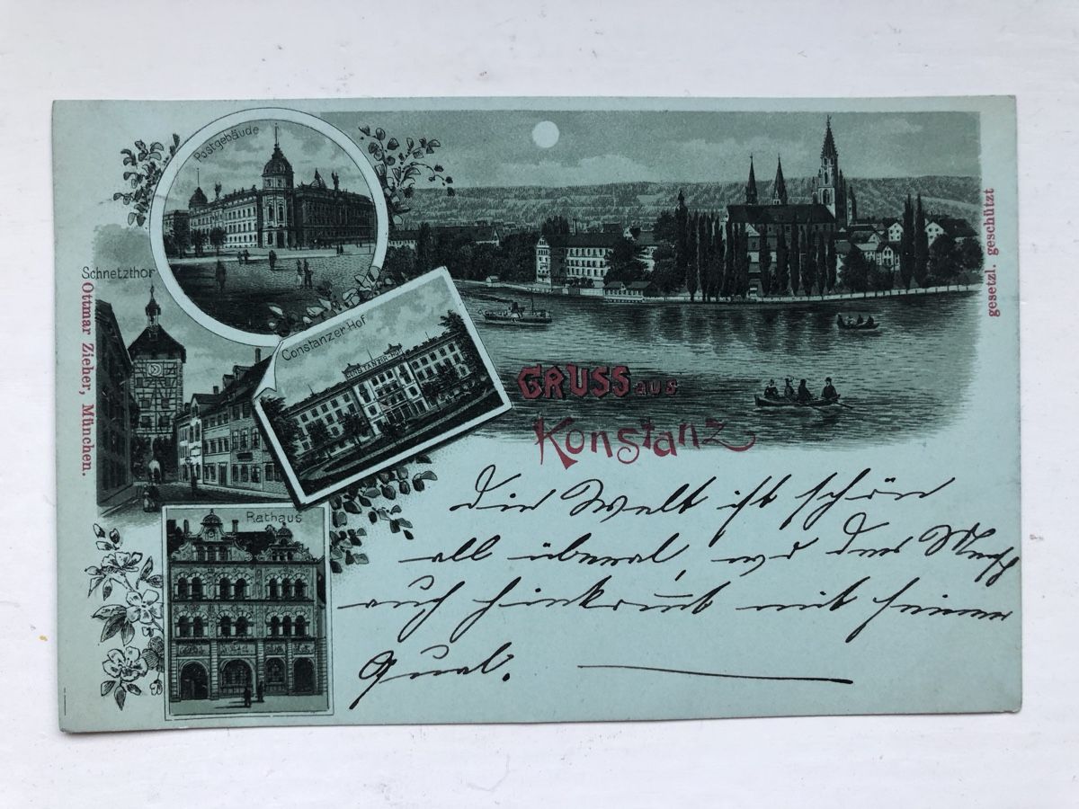 Ansichtskarten: Schöne Ansichtskarten KONSTANZ – Gebraucht aus Lufingen von Rac0 4