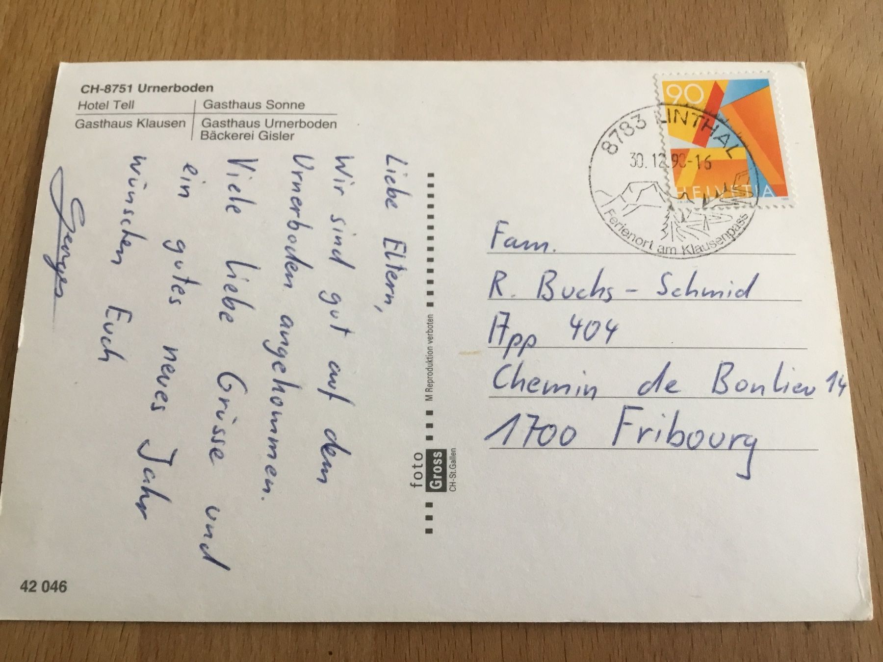 Cartes postales: Urnerboden  -  Klausenpass – D'occasion à Kerzers par Georges3210 1