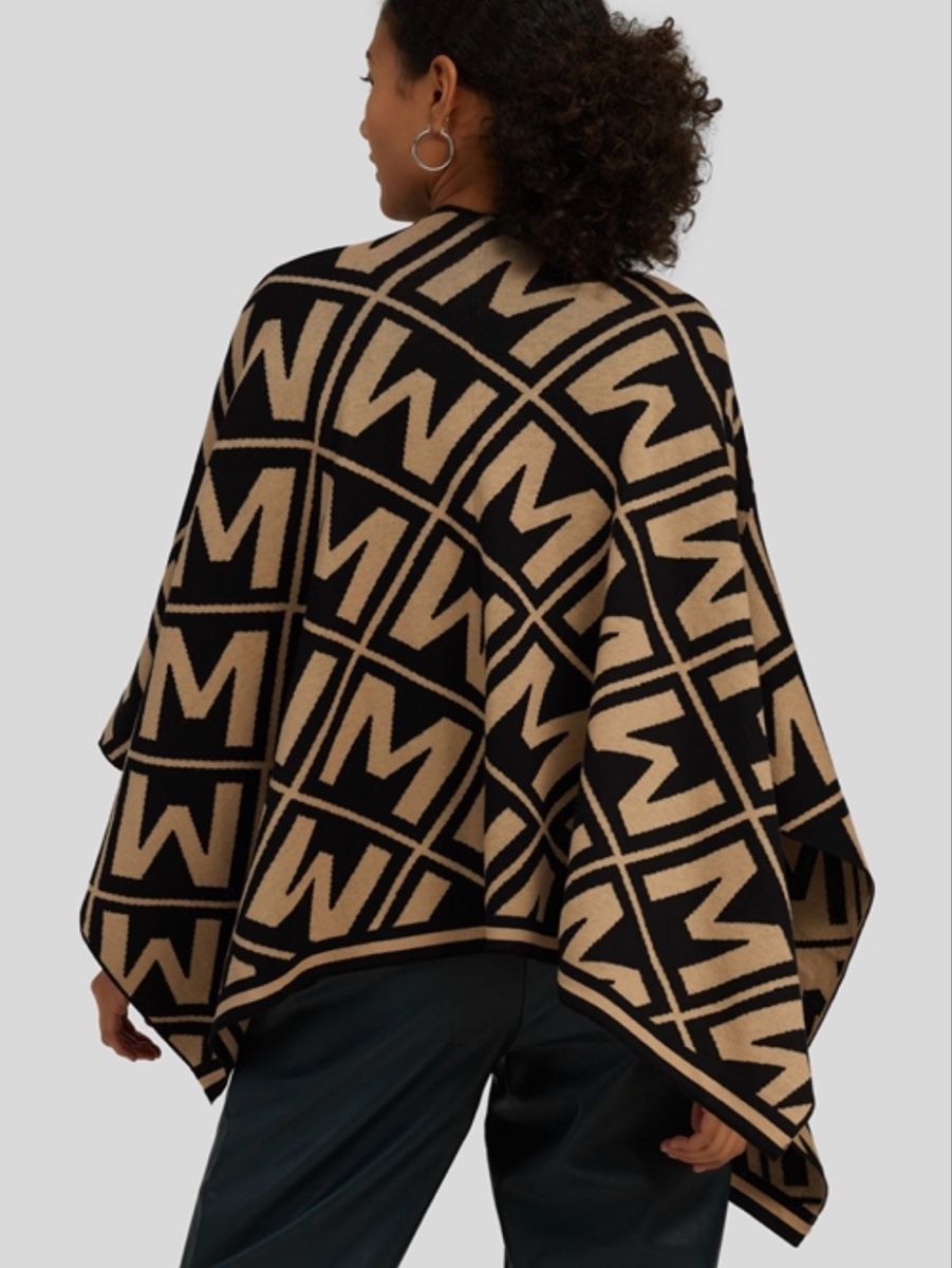 Monari Sonstige Damenmode: MONARI Cape beige schwarz Muster one size neu – Neu (gemäss Beschreibung) aus meierskappel von funkydegreng 2