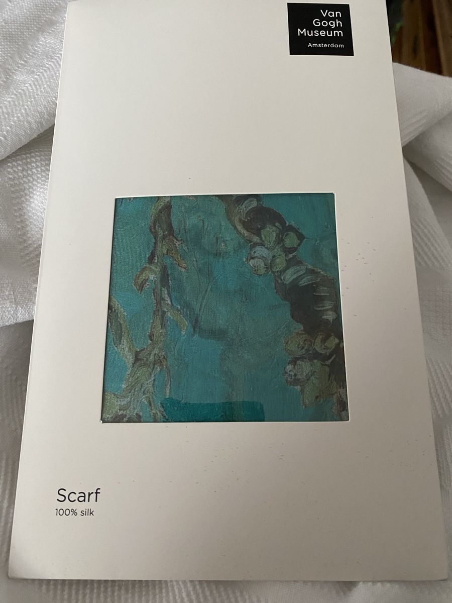 Foulard & Sciarpe: Seidentuch Van Gogh "Mandelblüte" neu – Nuovo e nell'imballaggio originale da Neerach venduto da VintageBox 5