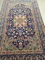Fein Handgeknpft Persertteppich Isfahan