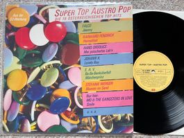 LP Super Top Austro Pop Falco LP GEWASCHEN 1986