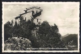 Lugano, Monte S. Salvatore, Haus mit Dac