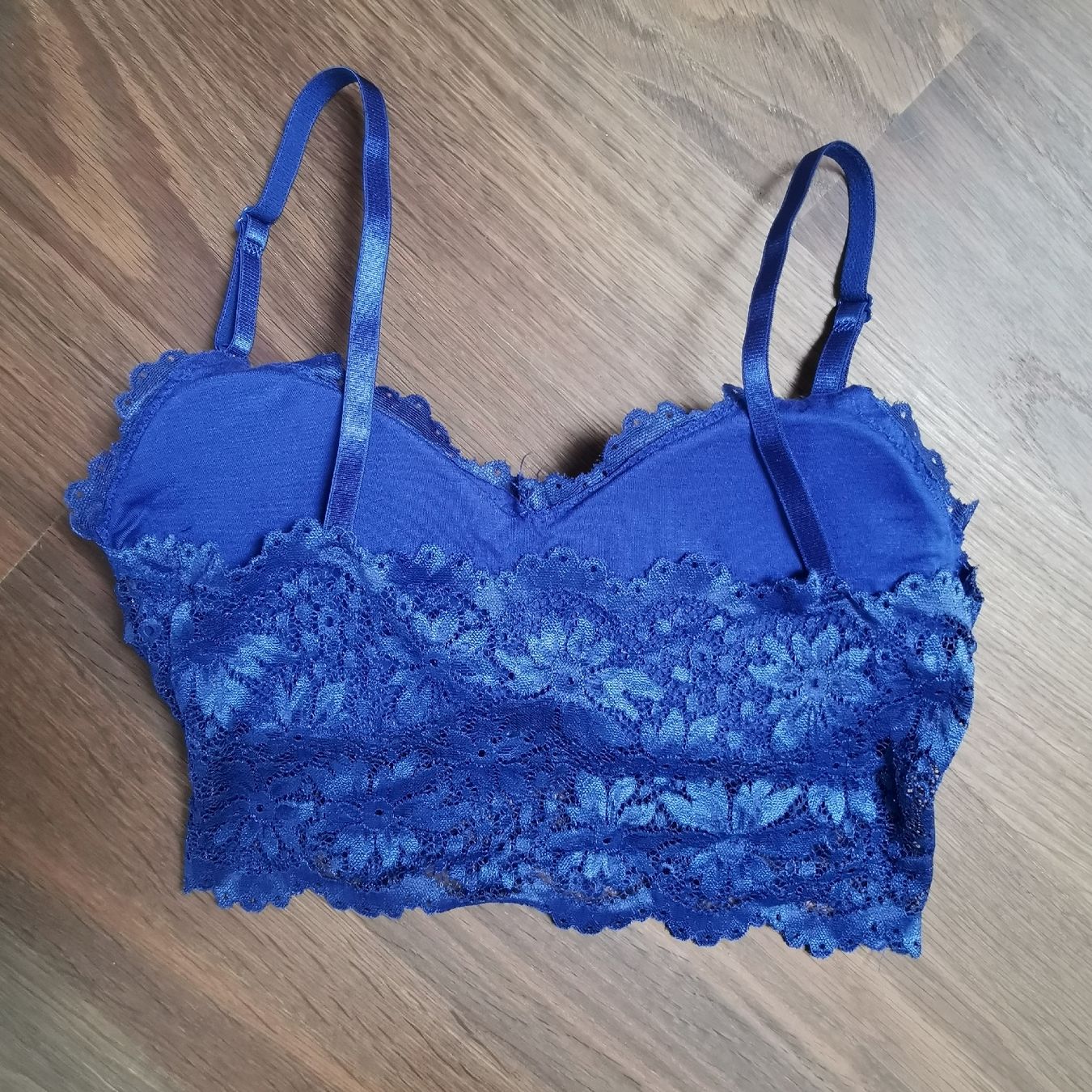 Tops: Blaues Spitzen Bustier Gr. S – Neu (gemäss Beschreibung) aus Obergerlafingen von Sigus 1