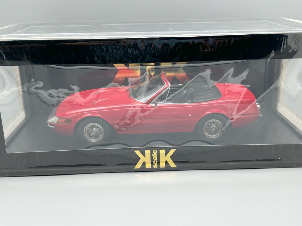FERRARI 365 GTS4 DAYTONA 1969 Cabriolet Noir 1/18 GIODI - Miniature De Collection