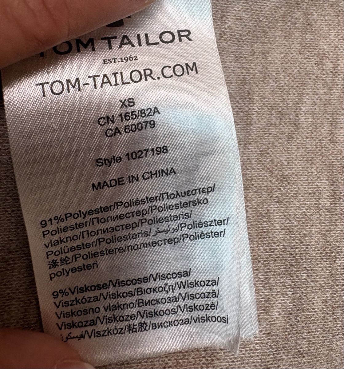 Tom Tailor Cappotti: Leichter Mantel Tom Tailor XS – Usato da Vilters venduto da Peri10 3