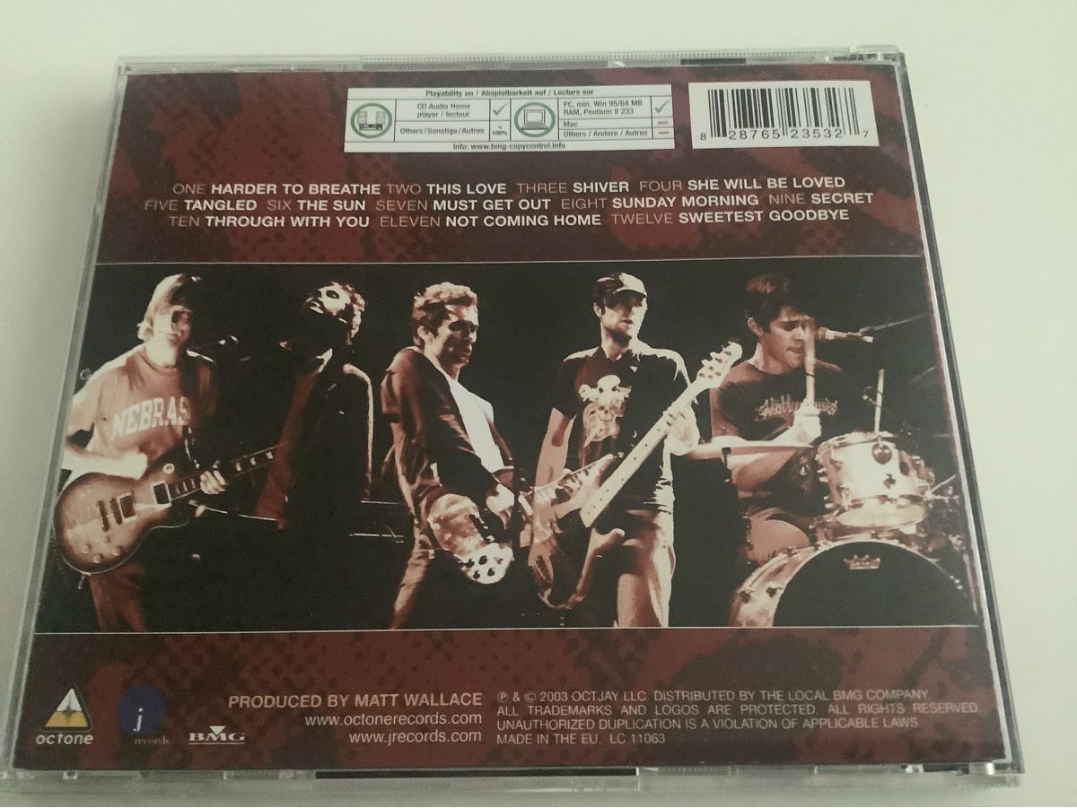 CD: Maroon 5 / Songs about Jane / 2003 – Usato da Dübendorf venduto da Shreck 1