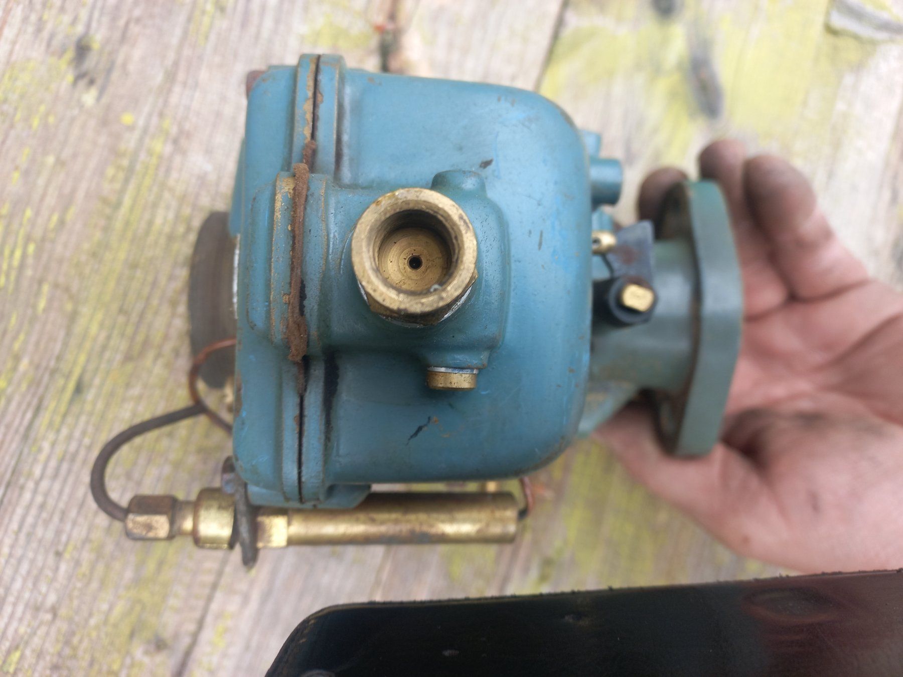 Tutti pezzi di ricambio auto: rarer Oldtimer Messing / Bronze Vergaser WEBER Tipo 36 DR3 – Usato da Dulliken venduto da Dullikenlerchclassic 3