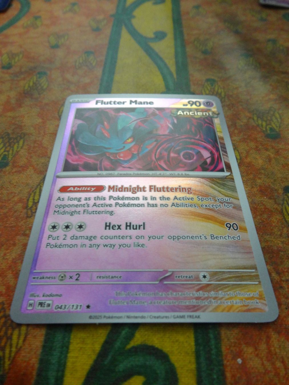 Pokémon Carte collezionabili: POKEMON  Flutter mane   H  PRE EN  043/131   HP90   2025 – Usato da Romanel-sur-Lausanne venduto da Swift13