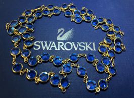 Swarovski vintage Kette, 18k vergoldet neu & original