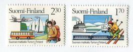 Briefmarken "Tourismus". Finnland