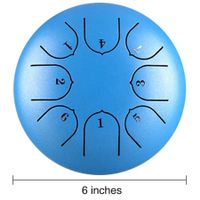 Tongue Drum FüR AnfäNger 6 Zoll 8 Tone