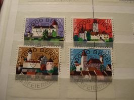 Satz Pro Patria 1979, ET-Voll-Stempelung, Gummi **