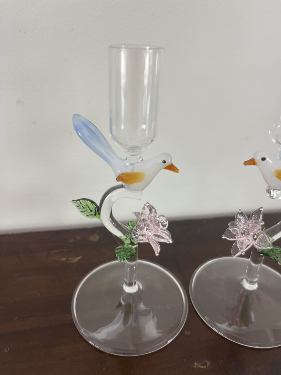 Portacandele: 2xKerzenständer aus Glas – Nuovo e nell'imballaggio originale da Saanen venduto da SoniaMichaela 2