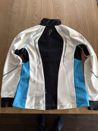 Sportjacke Björn Daehlie Damen weiss blau schwarz Grösse M