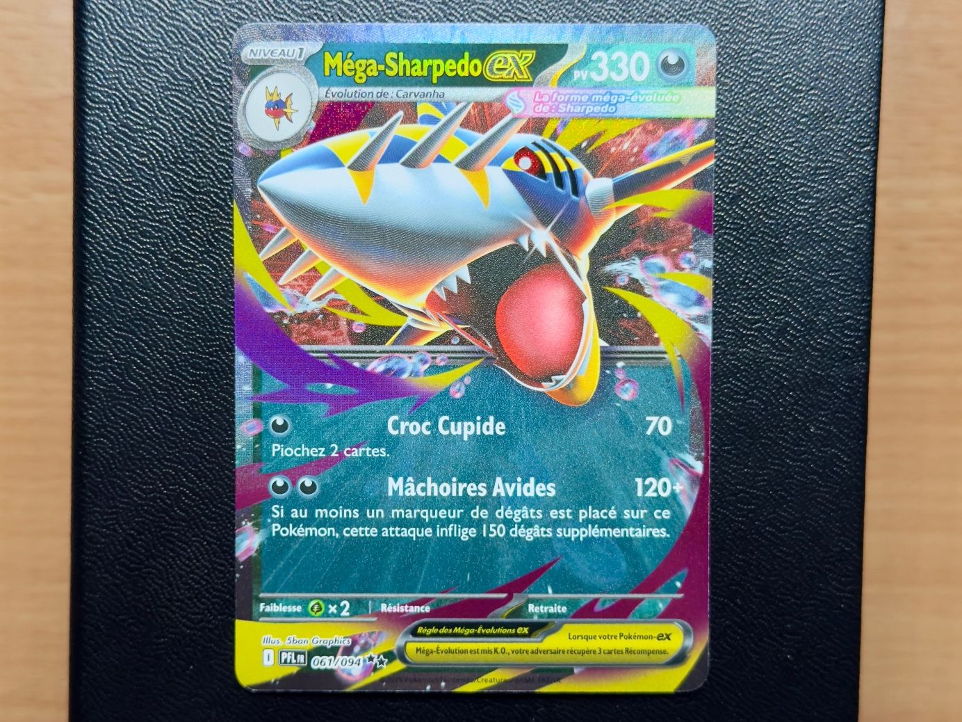 Pokémon Carte collezionabili: Méga-Sharpedo EX (061/094) - ME02 - PFL FR – Usato da Chézard-St-Martin venduto da Kro_Cards