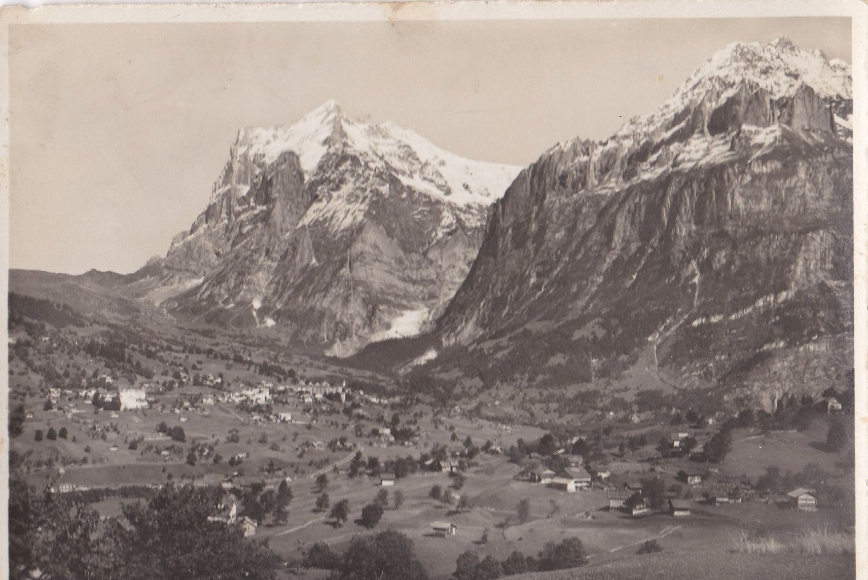 Cartoline postali: Originale alte Ansichtskarte Grindelwald, Herbst 1940! – Usato da Neuenhof venduto da Wanton