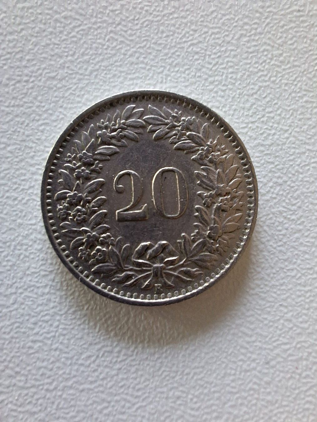 Tutti le monete: 20 Rappen-Münze von 1955 – Usato da Münchenbuchsee venduto da mummeli 1