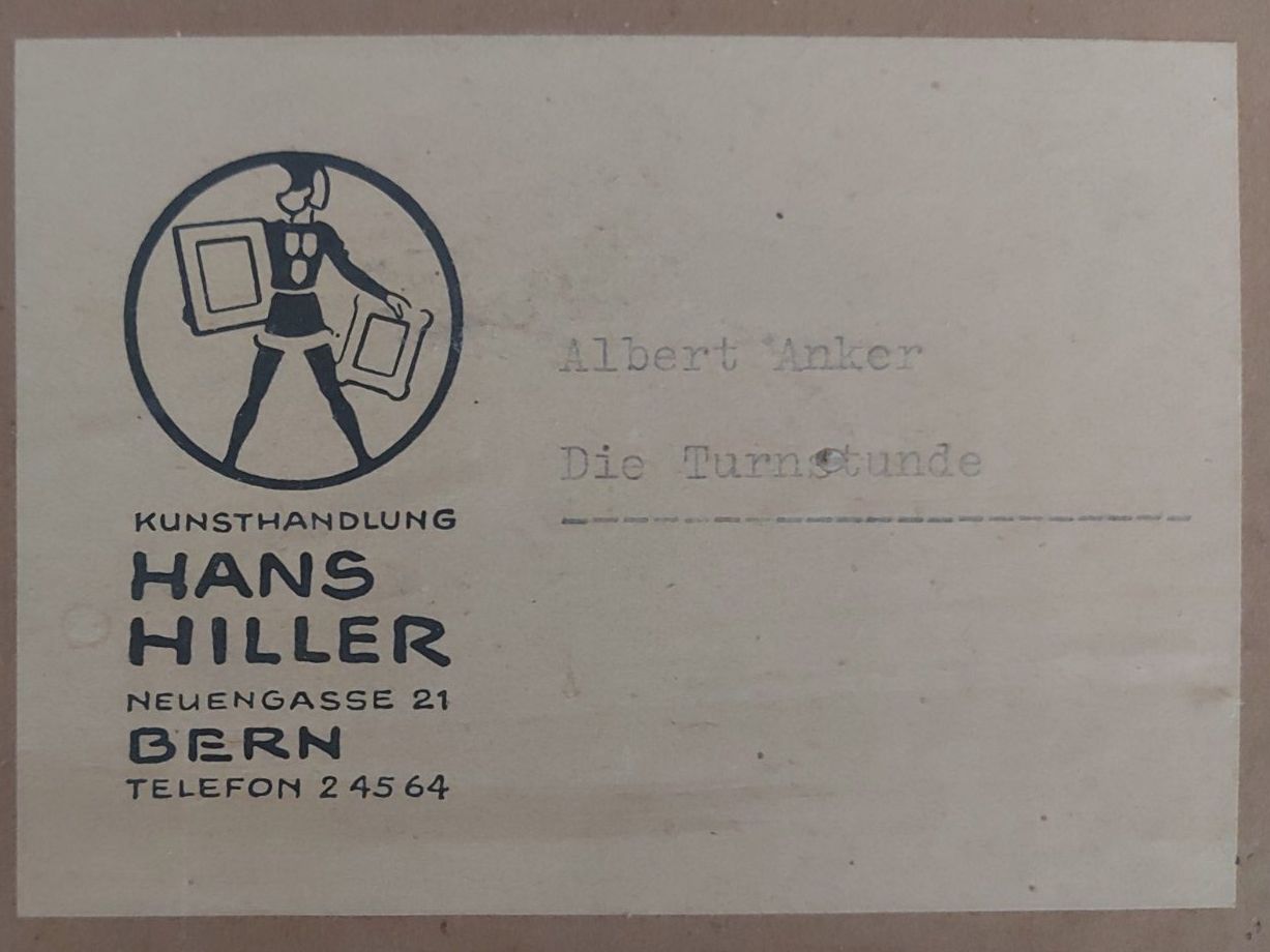 Poster & Bilder: Bild von Albert Anker "Die Turnstunde" – Gebraucht aus Wilen b. Wil von Ginarina 2