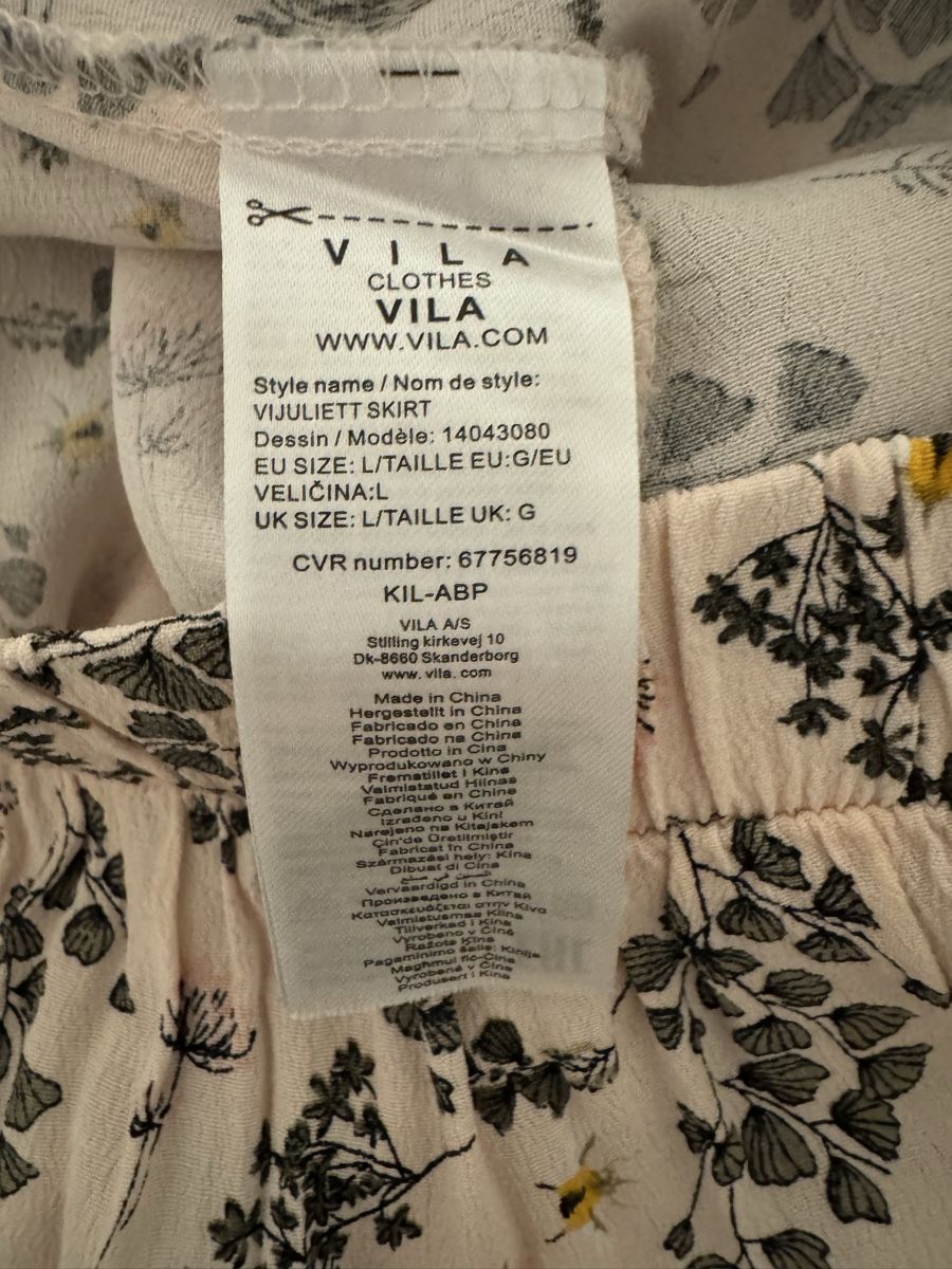 Vila Röcke: VILA Rock Gr. M Blumenmuster 100% Viskose – Neu (gemäss Beschreibung) aus Flumenthal von Krajan 3