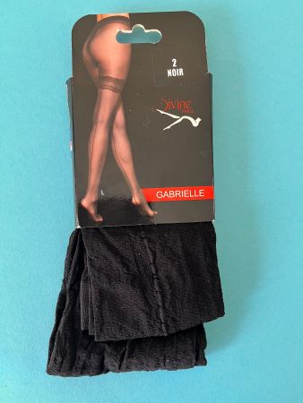 DIVINE PARIS, Strumpfhose Gabrielle, Grösse S (2), Schwarz