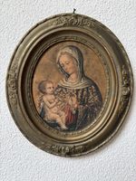 Altes Bild, Madonna mit Kind.