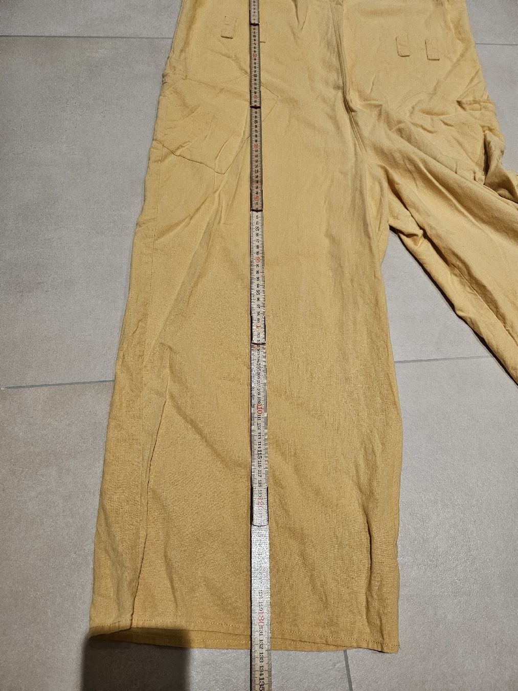 Mango Jumpsuits: Mango Leinenoverall gelb gr.XL – Gebraucht aus Allschwil von na.wi.90 5