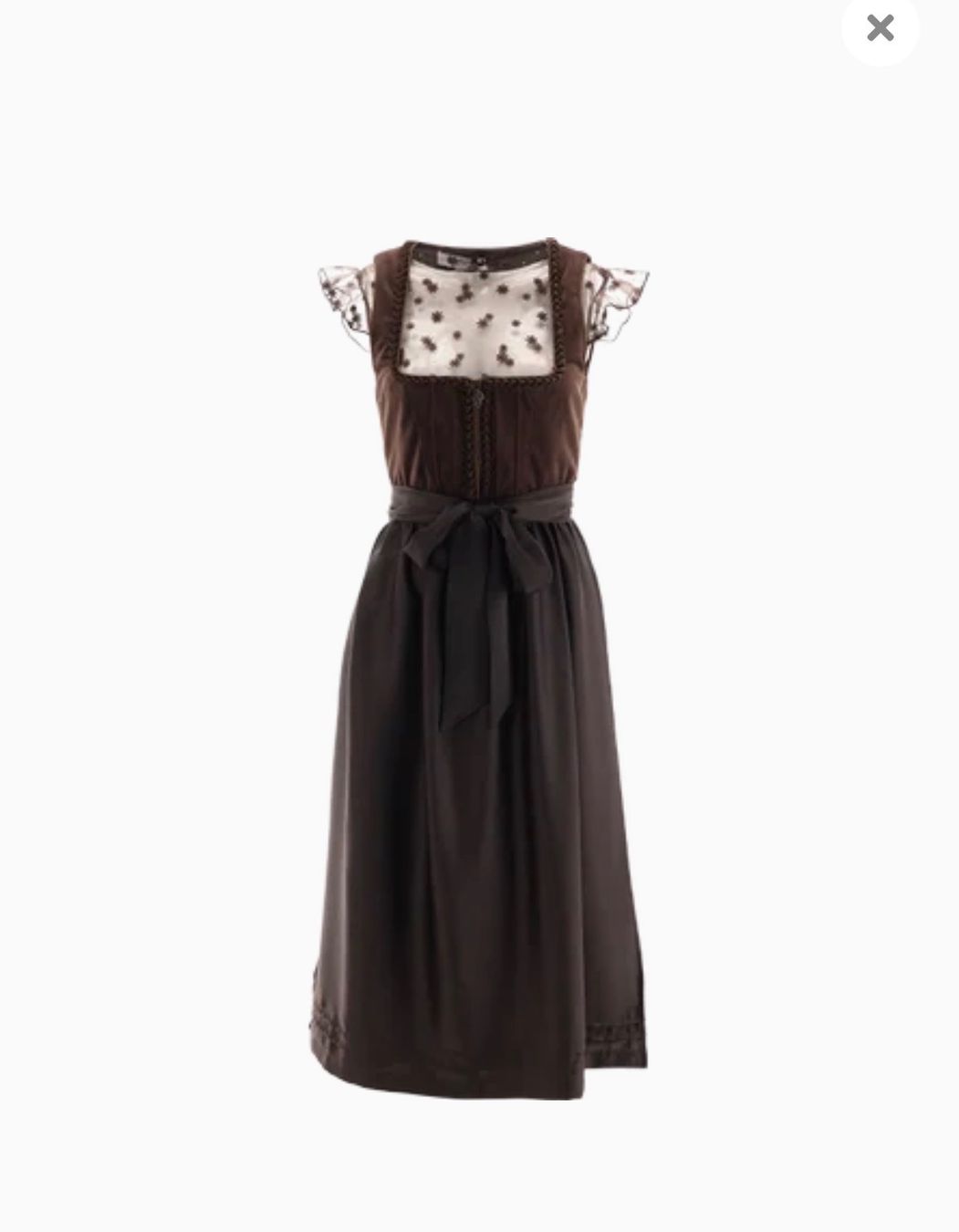 Kleider: Dirndl Kleid braun Grösse 38/ M – Neu (gemäss Beschreibung) aus Neuenkirch von ViolaB. 2
