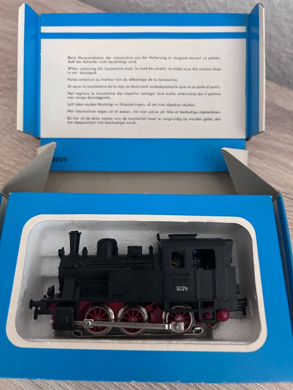 Märklin Modellini di ferrovie: Märklin H0 3029 Dampflok Wechselstrom – Nuovo e nell'imballaggio originale da Goldach venduto da Manyro55 1