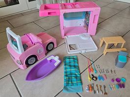 Barbie Glam Camper mit fast allem Originalzubehör